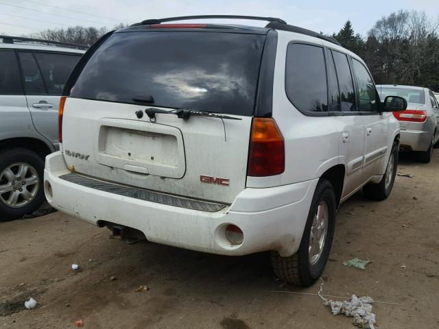 1GKDT13SX42242451 - 2004 GMC ENVOY WHITE photo 4