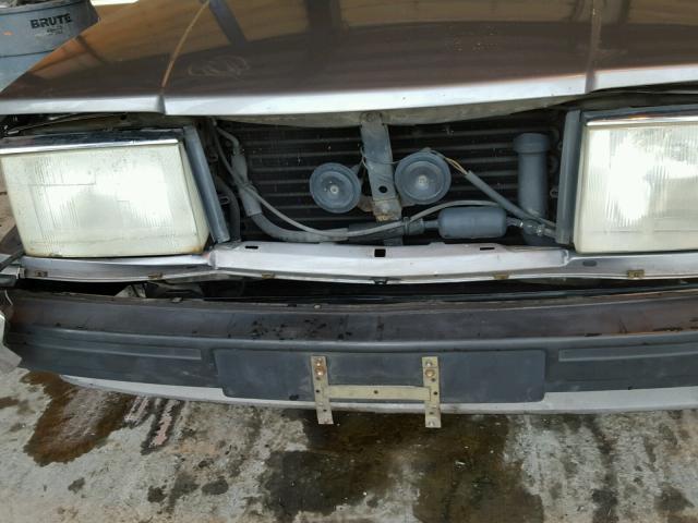 YV1AX8848H1259857 - 1987 VOLVO 244 DL GRAY photo 9