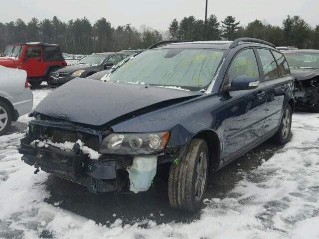 YV1MJ682772316219 - 2007 VOLVO V50 T5 BLUE photo 2