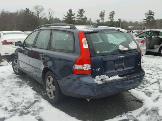 YV1MJ682772316219 - 2007 VOLVO V50 T5 BLUE photo 3