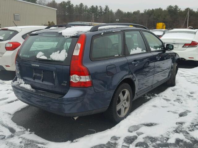 YV1MJ682772316219 - 2007 VOLVO V50 T5 BLUE photo 4