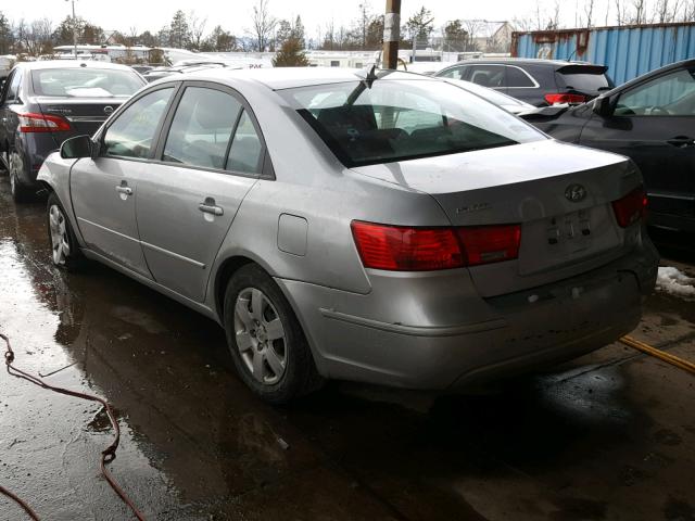 5NPET4AC0AH585843 - 2010 HYUNDAI SONATA GLS SILVER photo 3