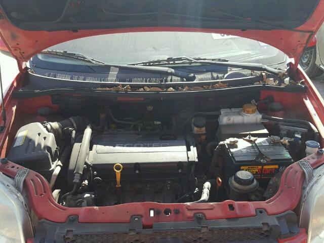 KL1TD5DE3AB044754 - 2010 CHEVROLET AVEO LS RED photo 7