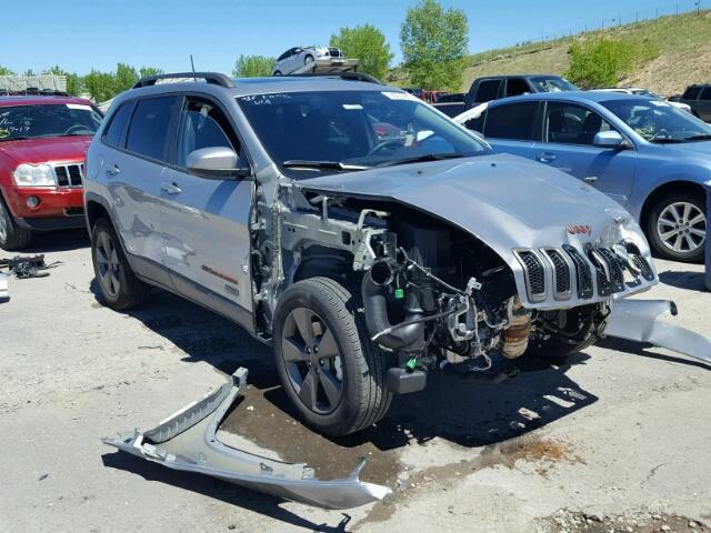 1C4PJMCSXHW563470 - 2017 JEEP CHEROKEE L GRAY photo 1