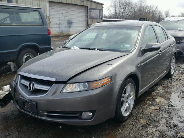 19UUA66257A027632 - 2007 ACURA TL GRAY photo 2