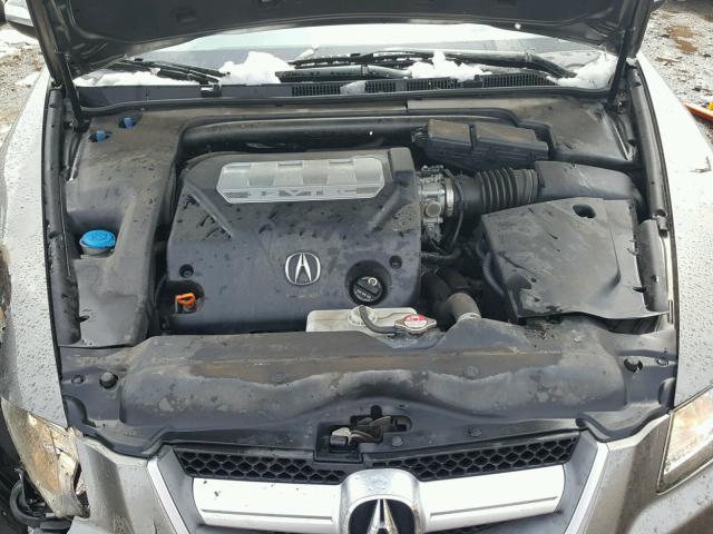 19UUA66257A027632 - 2007 ACURA TL GRAY photo 7