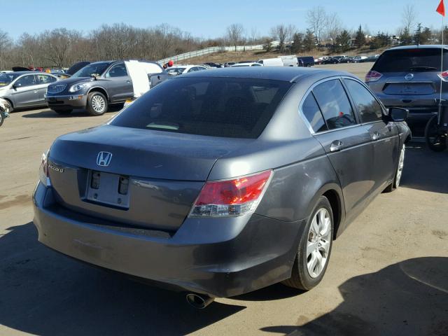 1HGCP26408A052170 - 2008 HONDA ACCORD LXP GRAY photo 4