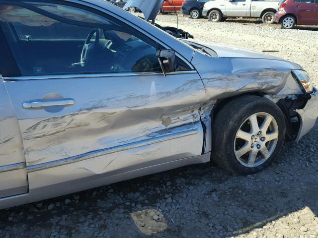 1HGCM66525A001824 - 2005 HONDA ACCORD EX SILVER photo 9