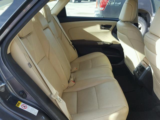 4T1BK1EB8DU061738 - 2013 TOYOTA AVALON BAS CHARCOAL photo 6