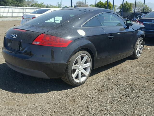 TRUAF38J381000930 - 2008 AUDI TT 2.0T BLACK photo 4