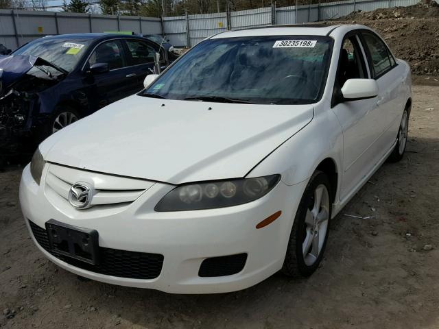 1YVHP80C985M19691 - 2008 MAZDA 6 I WHITE photo 2