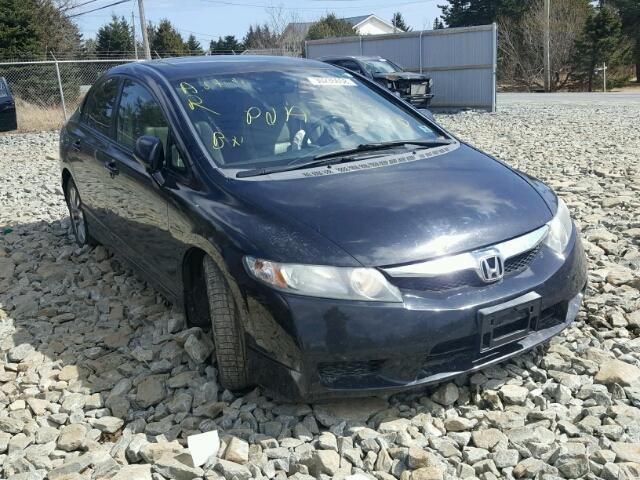2HGFA1F04AH001137 - 2010 HONDA CIVIC EXL შავი ფოტო 1