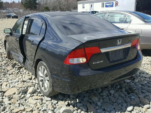 2HGFA1F04AH001137 - 2010 HONDA CIVIC EXL შავი ფოტო 3
