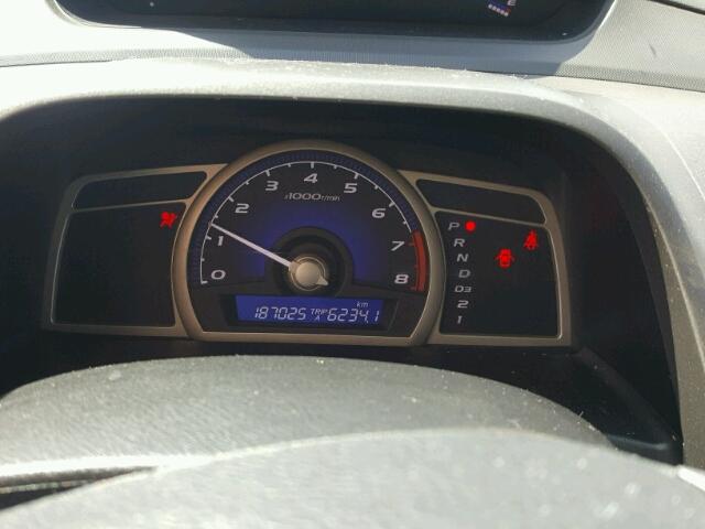 2HGFA1F04AH001137 - 2010 HONDA CIVIC EXL შავი ფოტო 8