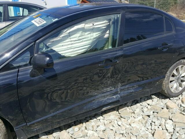 2HGFA1F04AH001137 - 2010 HONDA CIVIC EXL შავი ფოტო 9