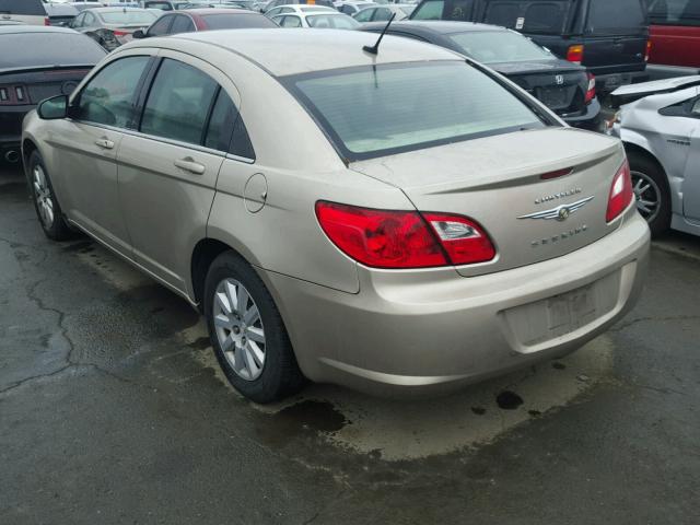 1C3LC46B19N521558 - 2009 CHRYSLER SEBRING LX BEIGE photo 3