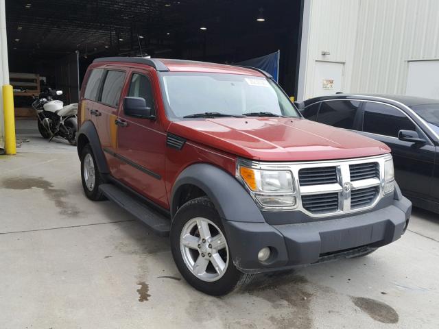 1D8GT28K47W583088 - 2007 DODGE NITRO SXT ORANGE photo 1