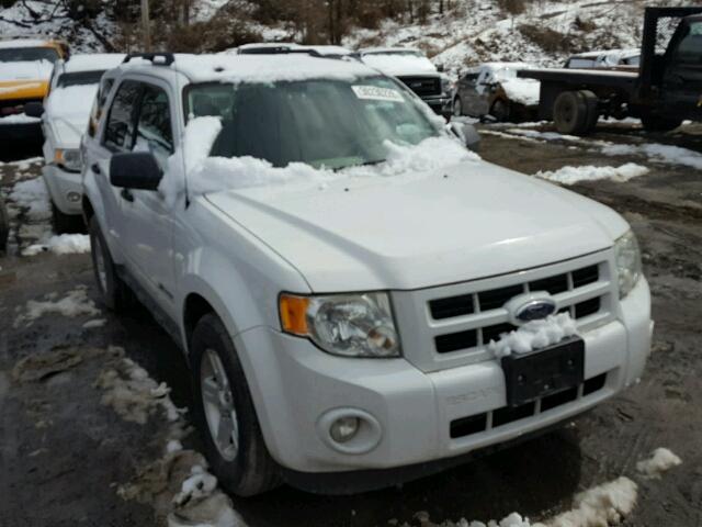 1FMCU59329KA61309 - 2009 FORD ESCAPE HYB WHITE photo 1