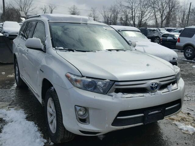 JTEBC3EH8C2010098 - 2012 TOYOTA HIGHLANDER WHITE photo 1