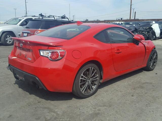 JF1ZNAA10G8703184 - 2016 TOYOTA SCION FR-S RED photo 4