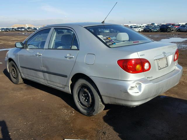 1NXBR32E74Z258552 - 2004 TOYOTA COROLLA CE SILVER photo 3