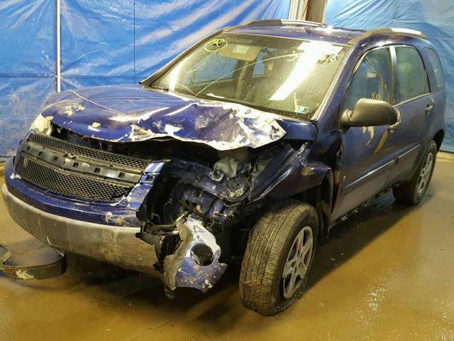 2CNDL23F866094290 - 2006 CHEVROLET EQUINOX LS BLUE photo 2