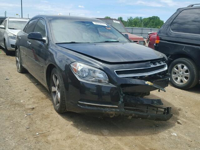 1G1ZC5E04CF194580 - 2012 CHEVROLET MALIBU BLACK photo 1