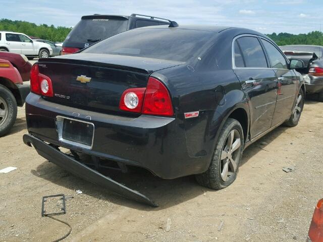 1G1ZC5E04CF194580 - 2012 CHEVROLET MALIBU BLACK photo 4