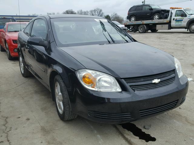 1G1AL15F077112497 - 2007 CHEVROLET COBALT LT BLACK photo 1