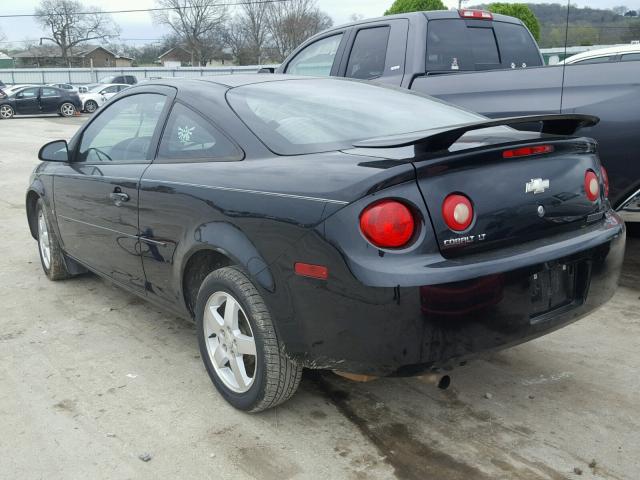 1G1AL15F077112497 - 2007 CHEVROLET COBALT LT BLACK photo 3