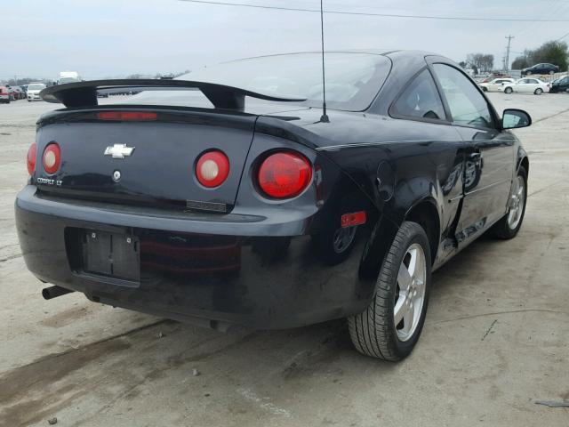 1G1AL15F077112497 - 2007 CHEVROLET COBALT LT BLACK photo 4