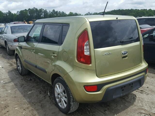 KNDJT2A61C7400882 - 2012 KIA SOUL + GREEN photo 3