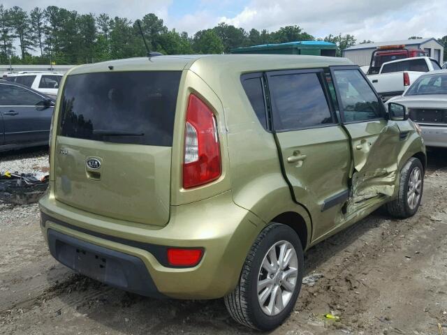 KNDJT2A61C7400882 - 2012 KIA SOUL + GREEN photo 4