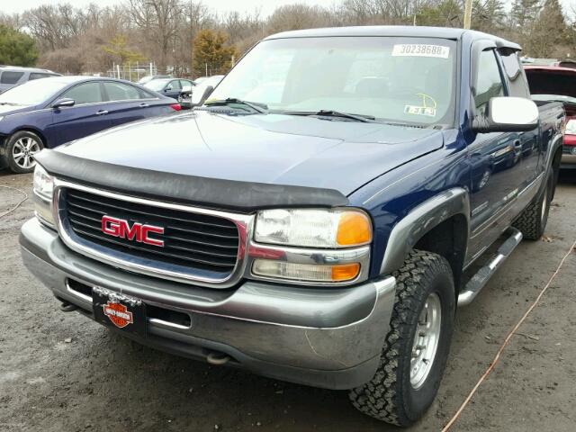 1GTGK29U3YE286595 - 2000 GMC NEW SIERRA BLUE photo 2