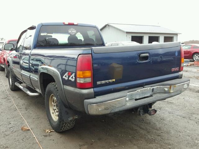 1GTGK29U3YE286595 - 2000 GMC NEW SIERRA BLUE photo 3