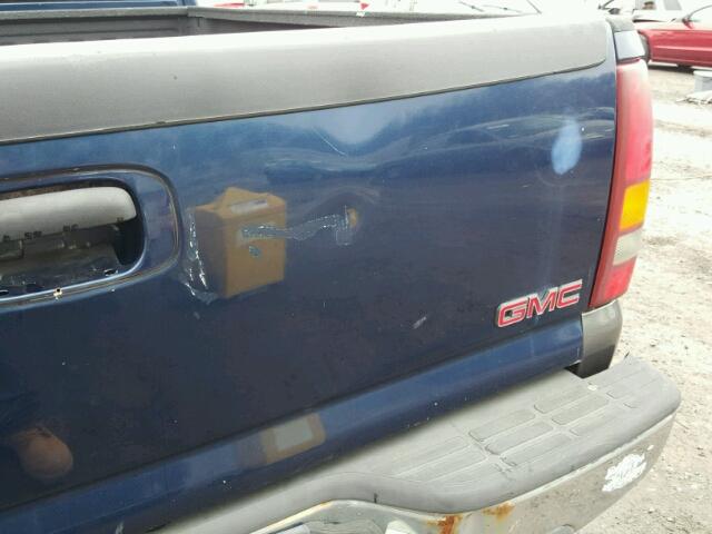 1GTGK29U3YE286595 - 2000 GMC NEW SIERRA BLUE photo 9