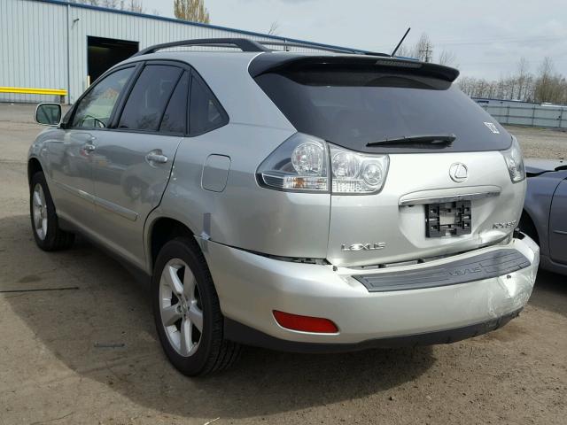 JTJHK31U672023410 - 2007 LEXUS RX 350 GRAY photo 3