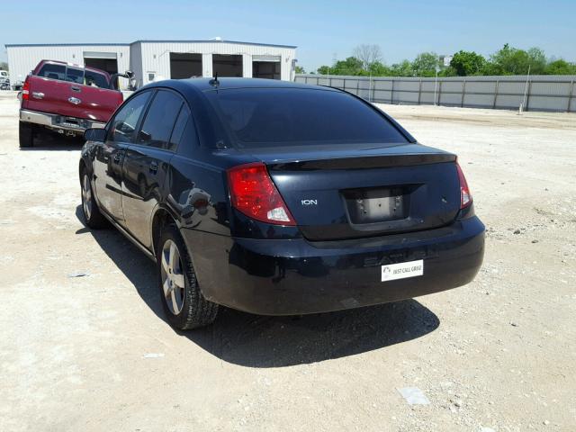 1G8AL58F87Z175310 - 2007 SATURN ION LEVEL შავი ფოტო 3