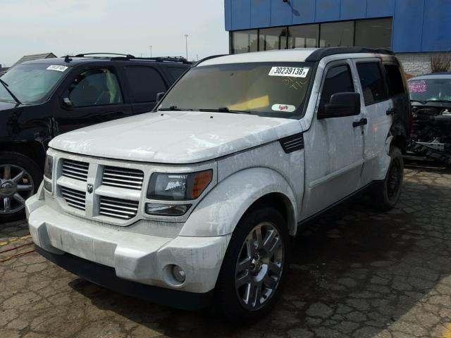 1D4PU4GKXBW554702 - 2011 DODGE NITRO HEAT WHITE photo 2