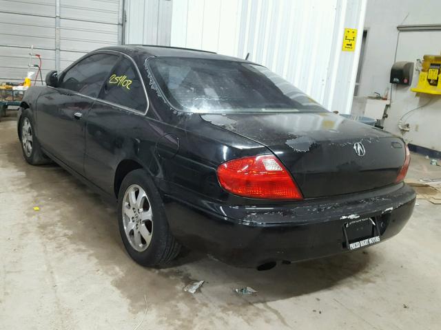 19UYA42431A024667 - 2001 ACURA 3.2CL BLACK photo 3