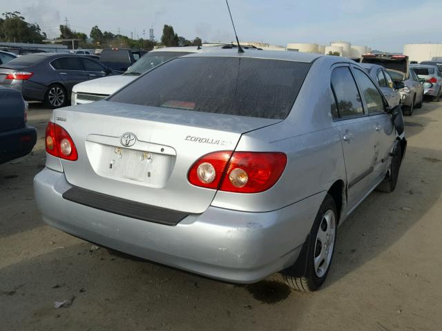 1NXBR32E66Z630482 - 2006 TOYOTA COROLLA CE SILVER photo 4