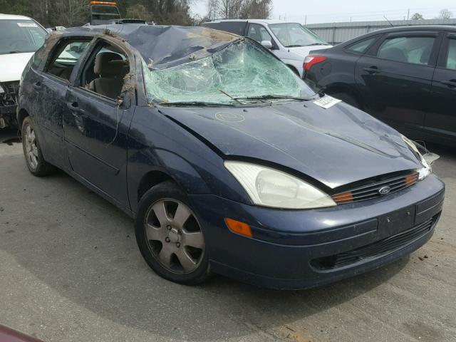 3FAFP37342R223156 - 2002 FORD FOCUS ZX5 BLUE photo 1