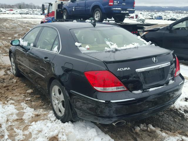 JH4KB16566C010601 - 2006 ACURA RL შავი ფოტო 3
