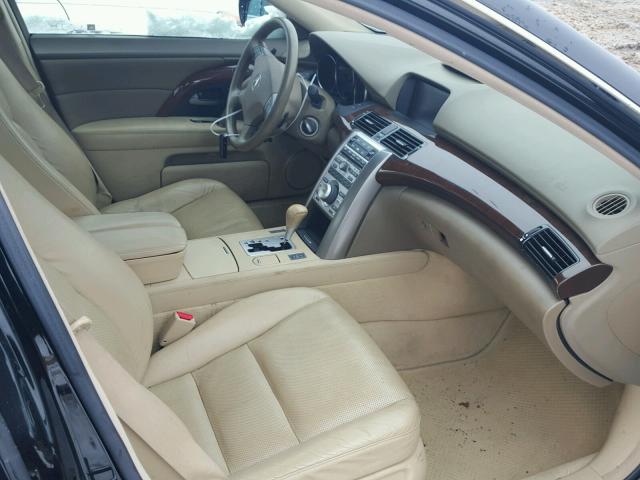 JH4KB16566C010601 - 2006 ACURA RL შავი ფოტო 5