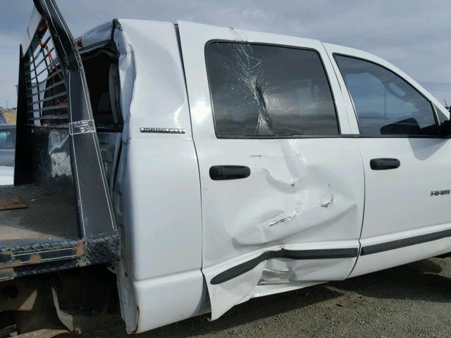 3D7LX39C66G172972 - 2006 DODGE RAM 3500 WHITE photo 9