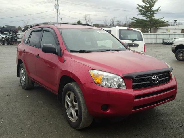 JTMBD33V876054210 - 2007 TOYOTA RAV4 RED photo 1