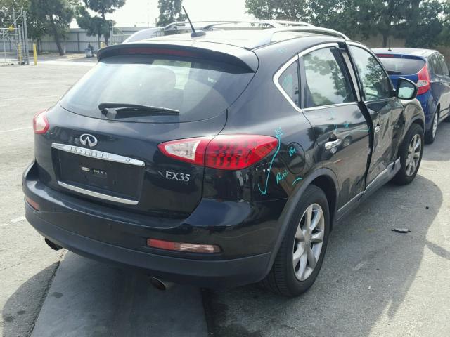 JNKAJ09E38M304328 - 2008 INFINITI EX35 BASE BLACK photo 4
