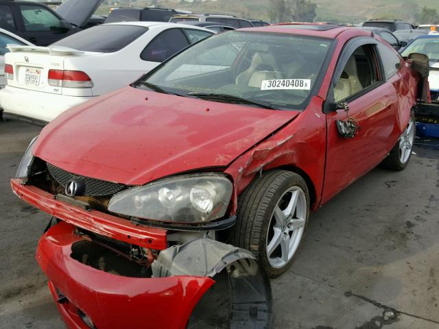 JH4DC53096S006053 - 2006 ACURA RSX TYPE-S RED photo 2