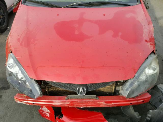 JH4DC53096S006053 - 2006 ACURA RSX TYPE-S RED photo 7