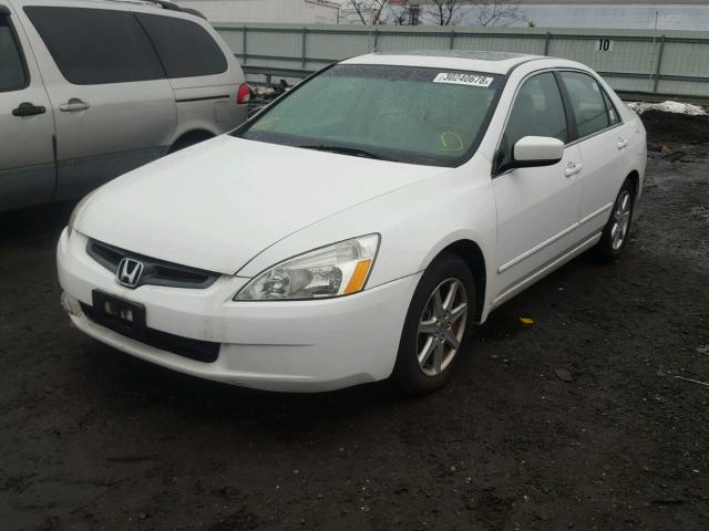 1HGCM66833A094313 - 2003 HONDA ACCORD EX WHITE photo 2